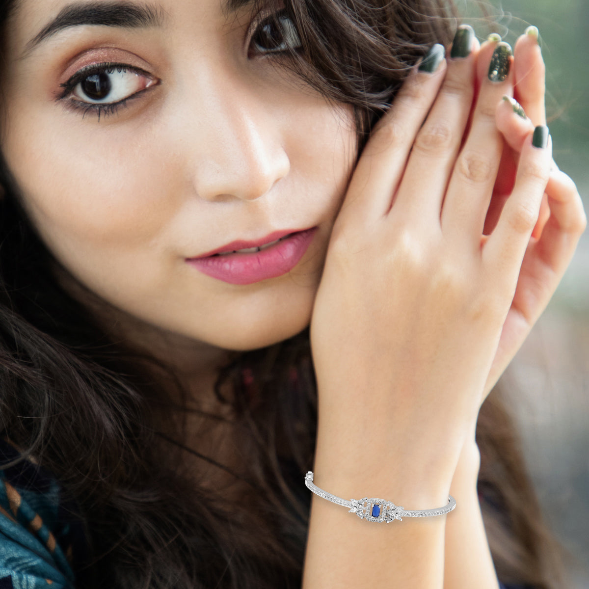 Classic Blue Stone Bracelet