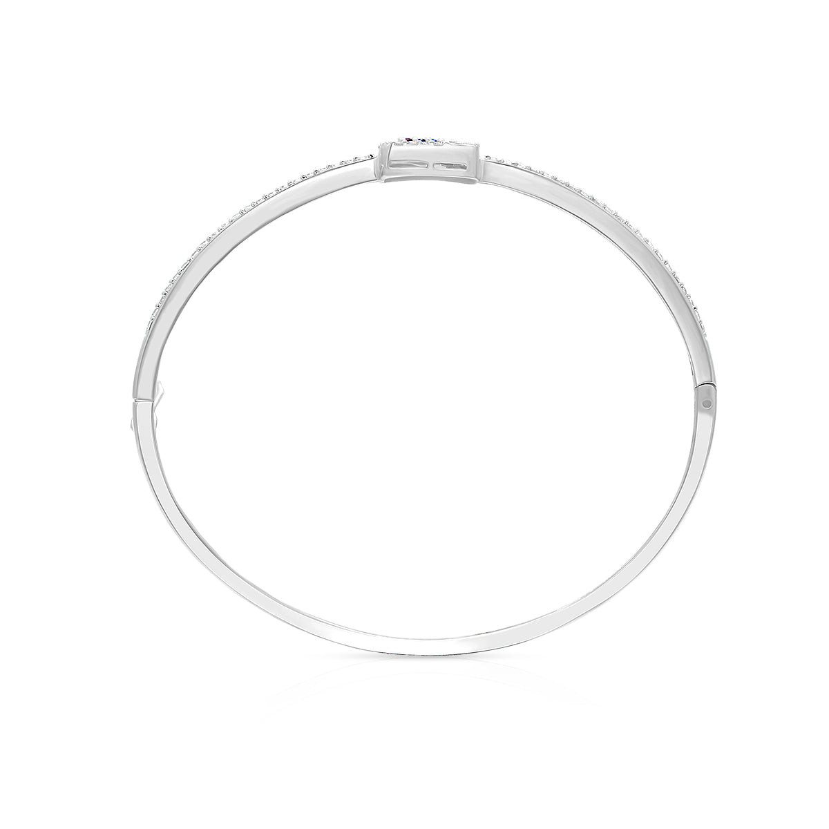 Silver Blue Stone Bracelet