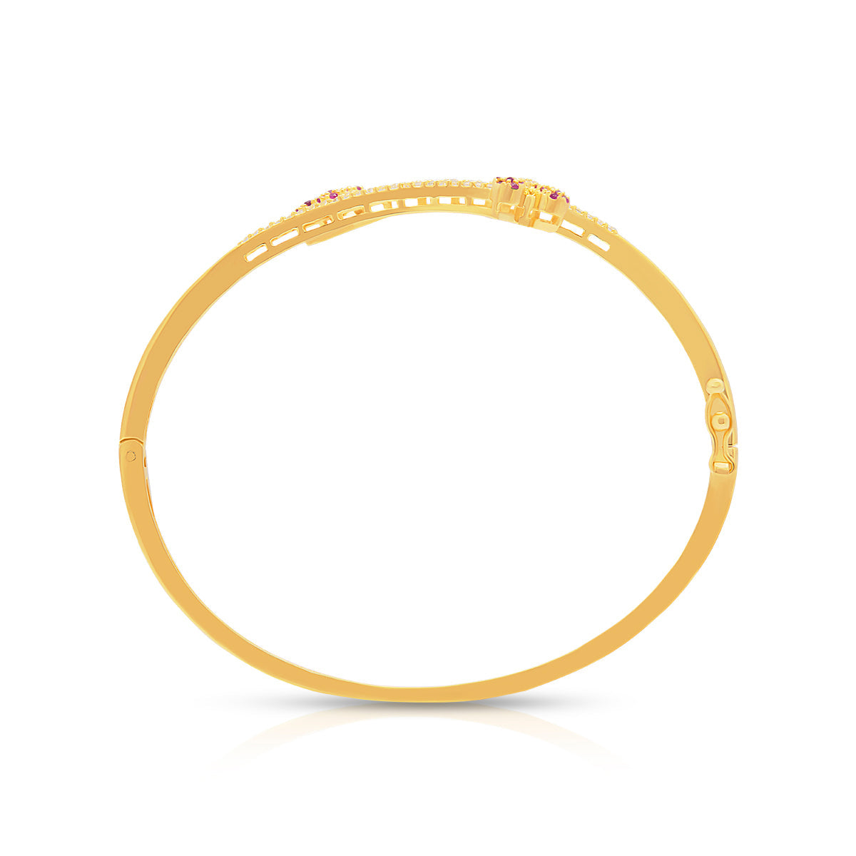 Flower Petal Peti Gold Plated Bracelet