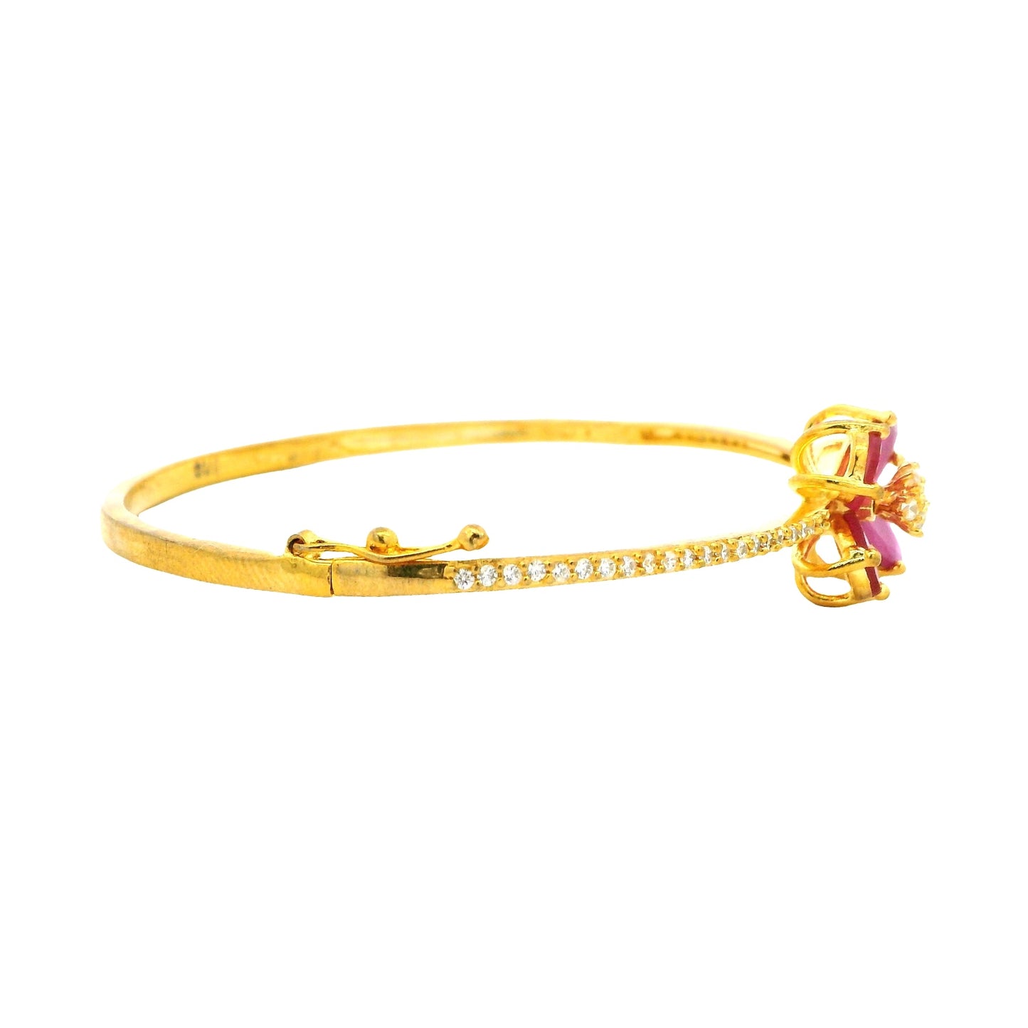 Trendy Floral Stone Bracelet