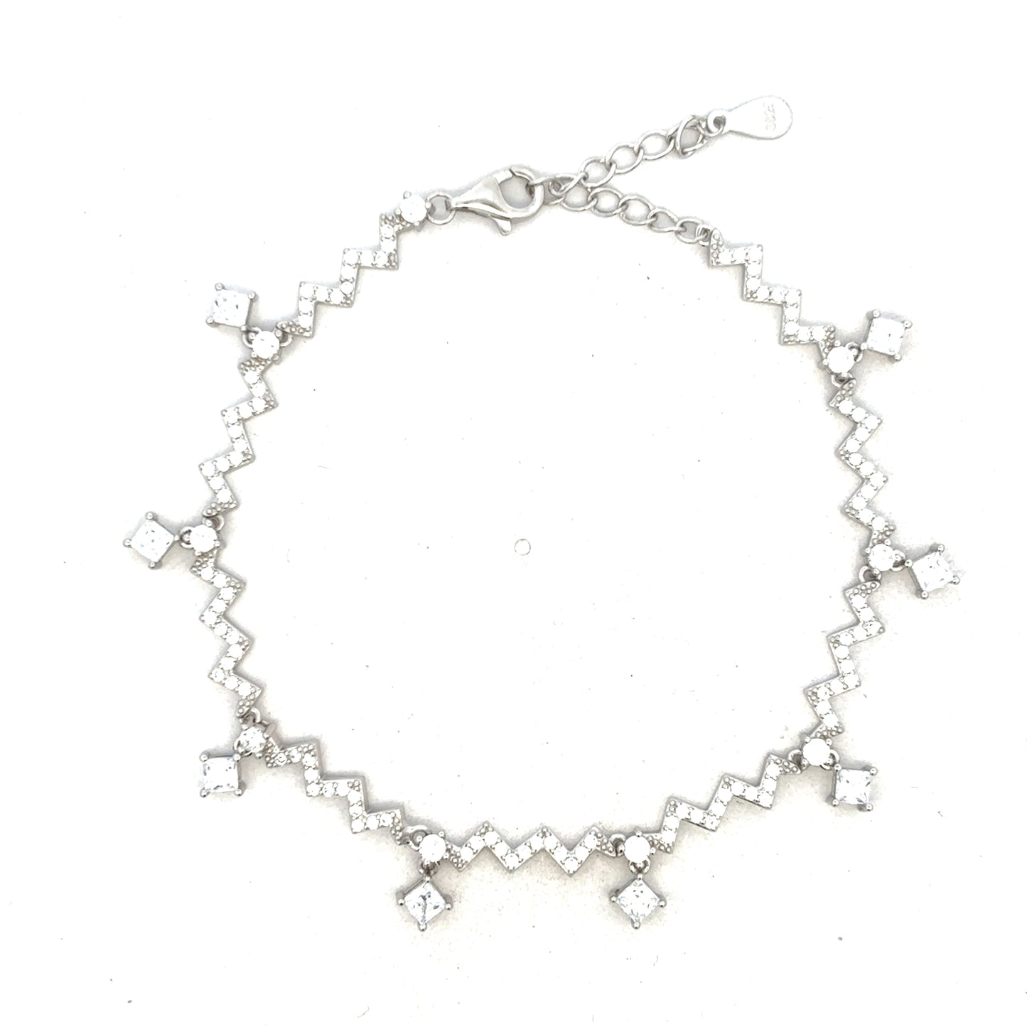 Radiant Square Charm Bracelet