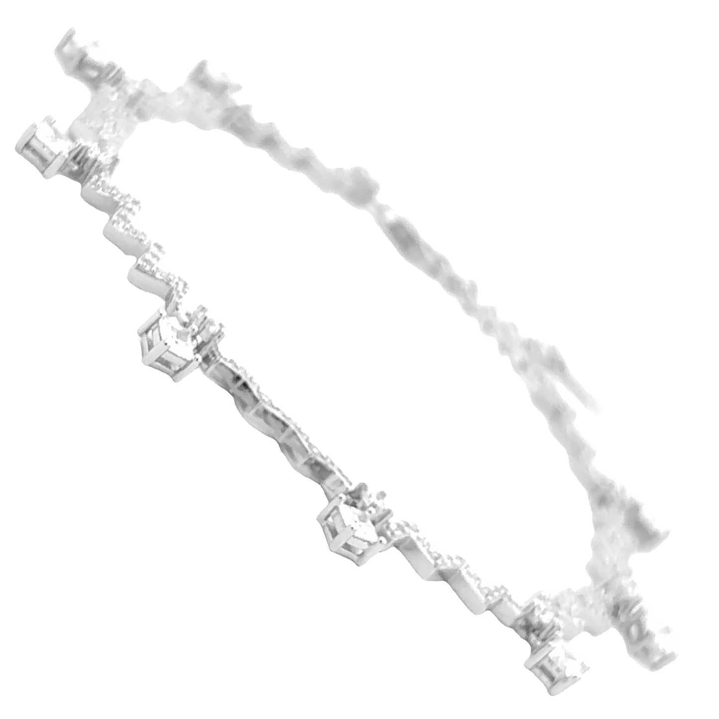 Radiant Square Charm Bracelet