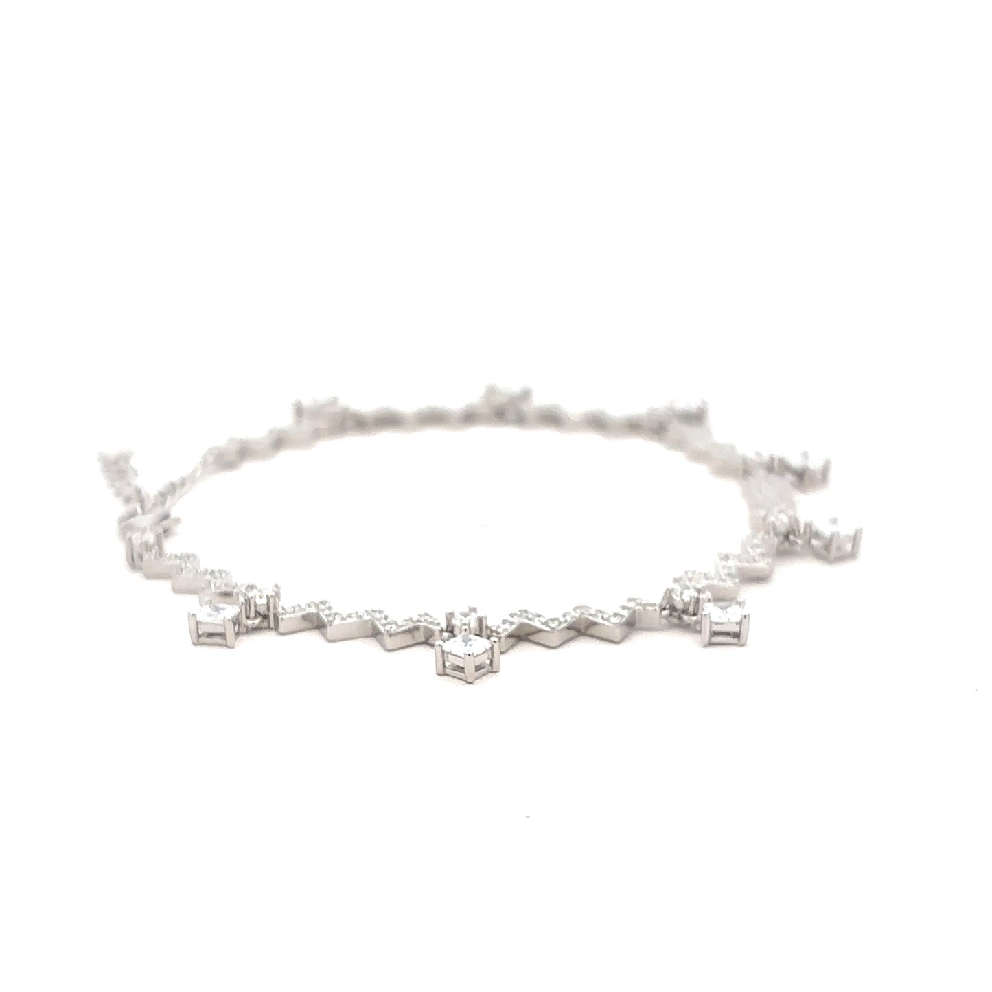 Radiant Square Charm Bracelet