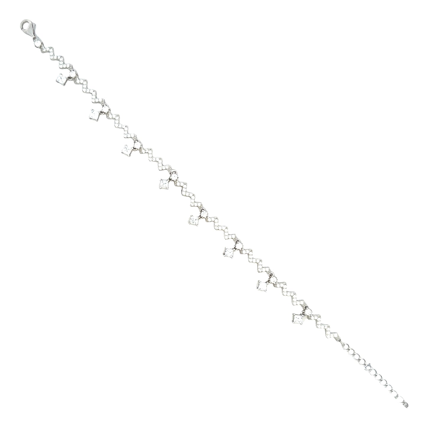 Radiant Square Charm Bracelet
