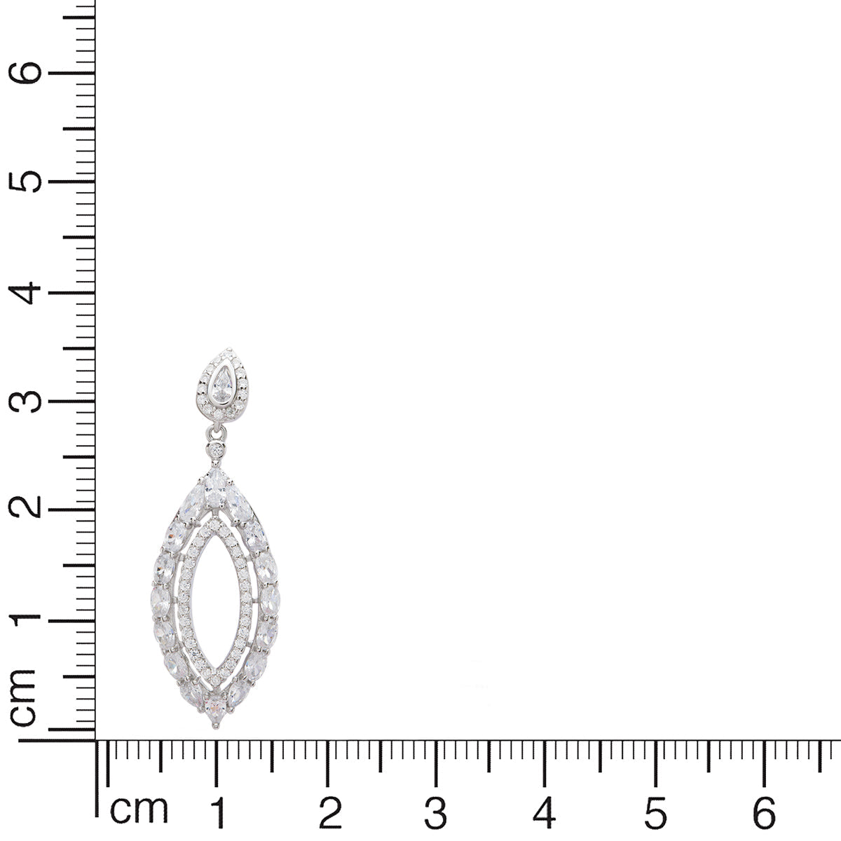 Sparkling Teardrop Dangle Earrings