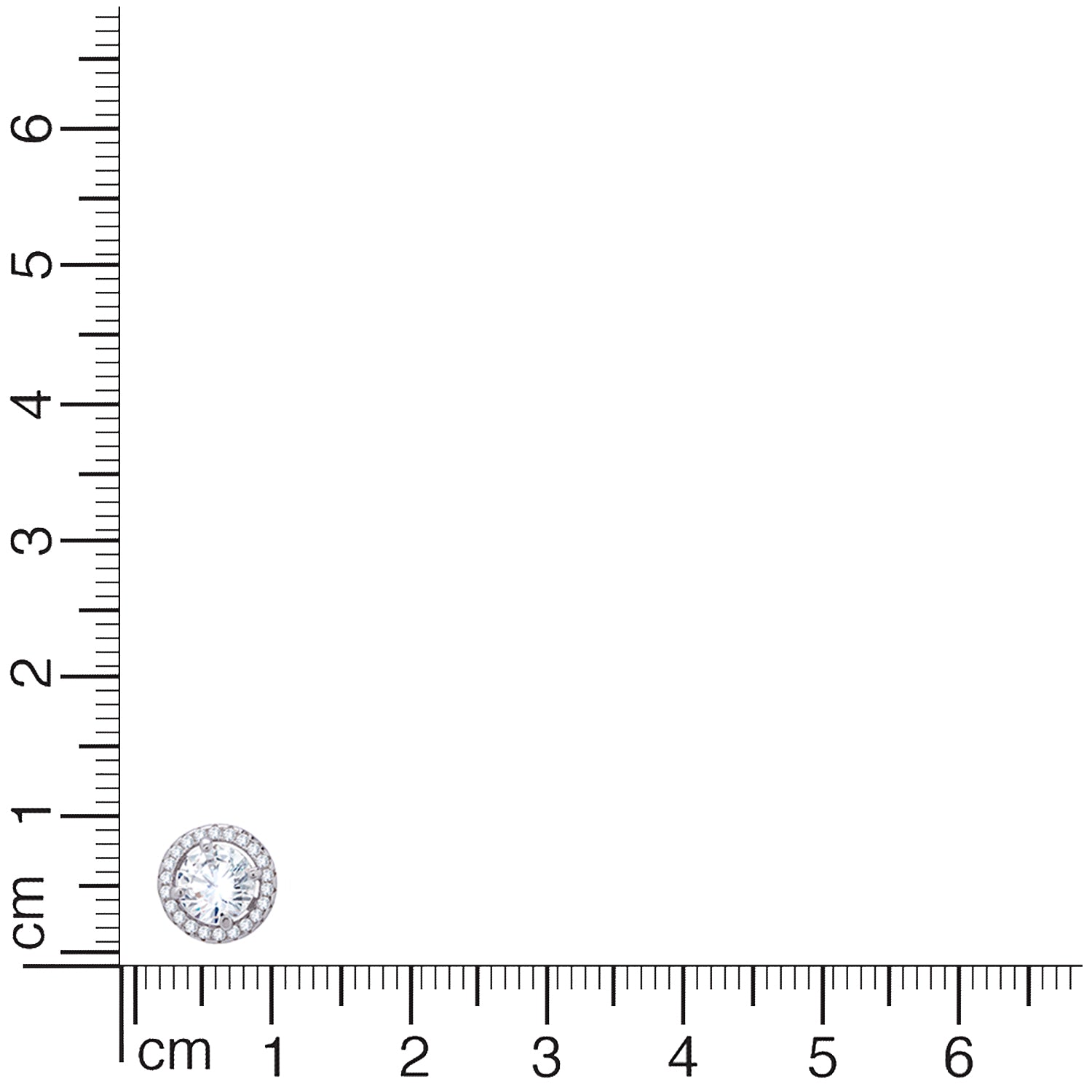 Silver Shine Zircon Diamond Earrings