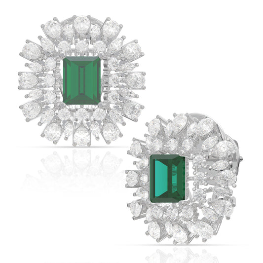 Captivating Emerald Dream Studs