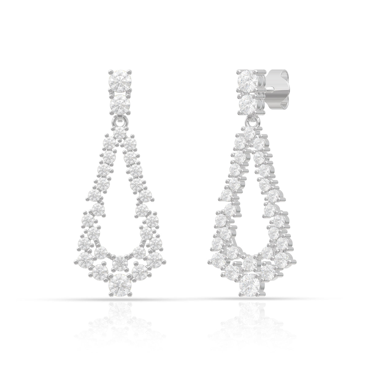 Elegant Crystal Drop Earrings