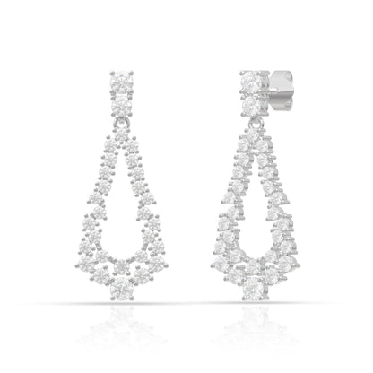 Elegant Crystal Drop Earrings