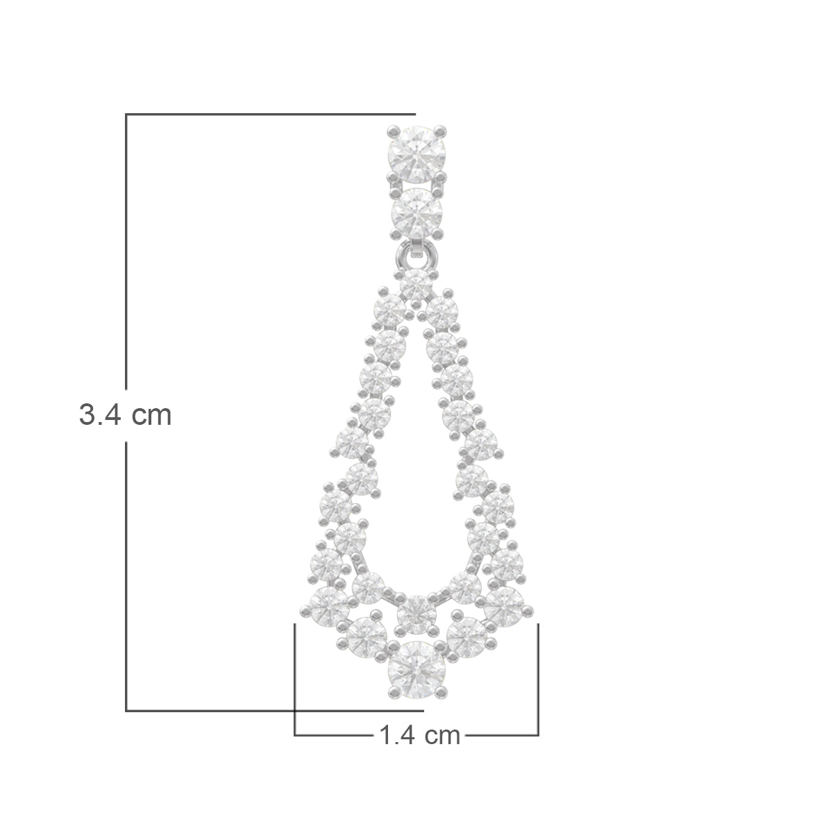 Elegant Crystal Drop Earrings