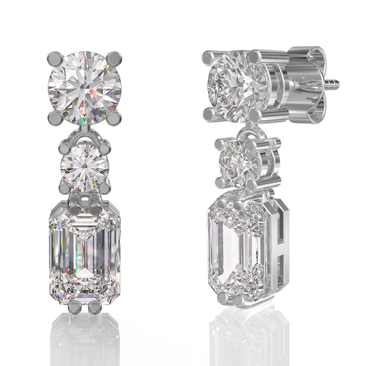 Timeless Silver Dangler Earrings