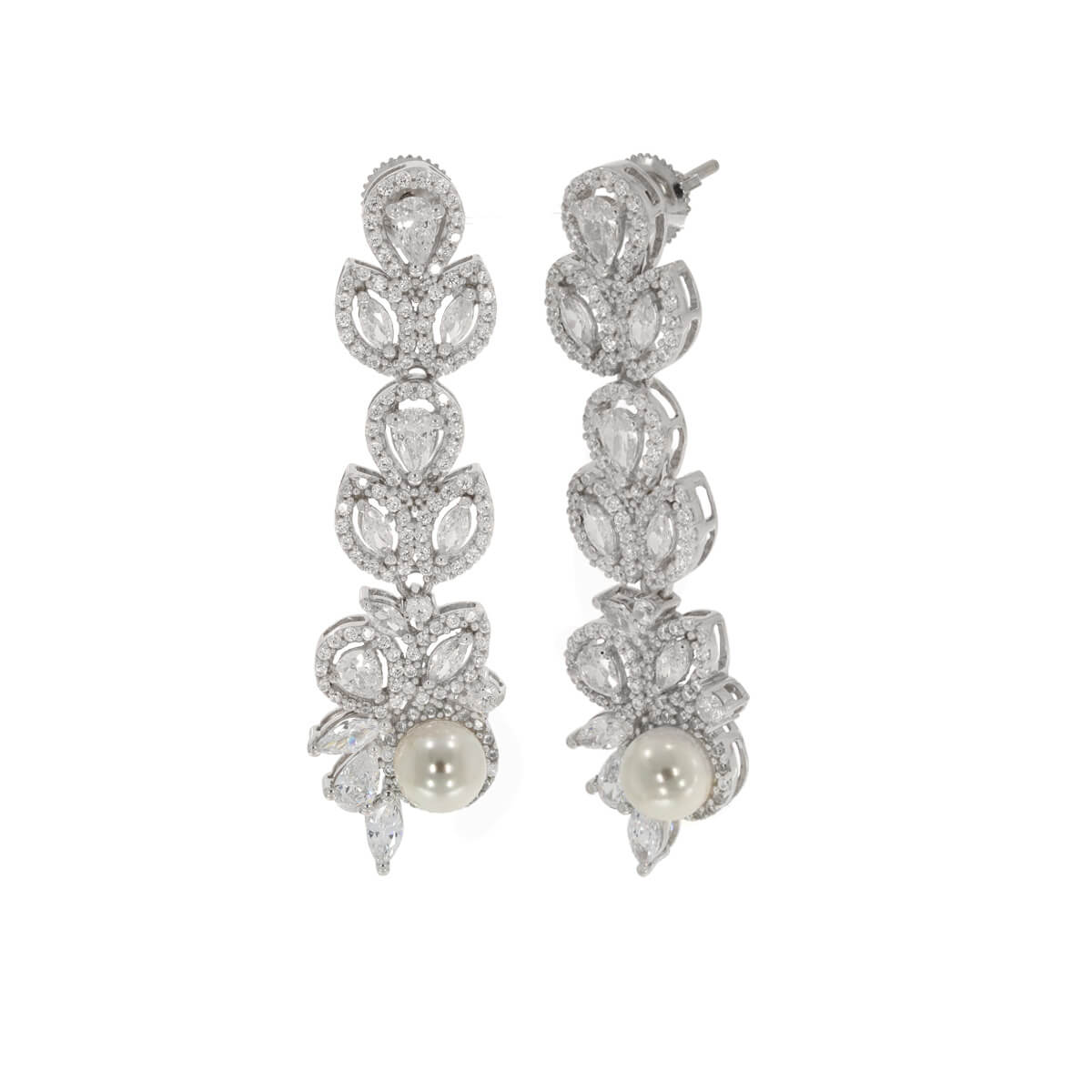 Stylish Silver Dangle Earrings