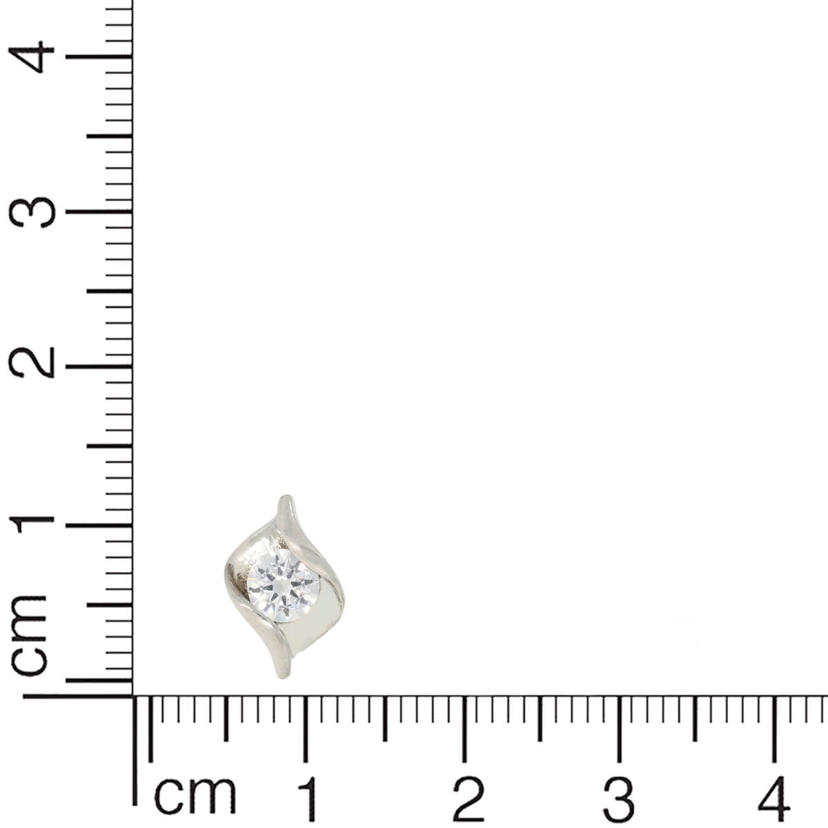 Silver Solitaire Spark Studs