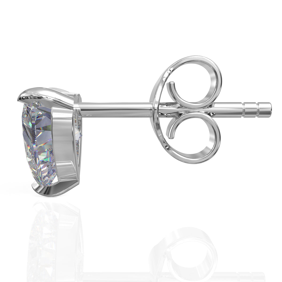 Love in Every Detail Heart Shaped Stud Earrings