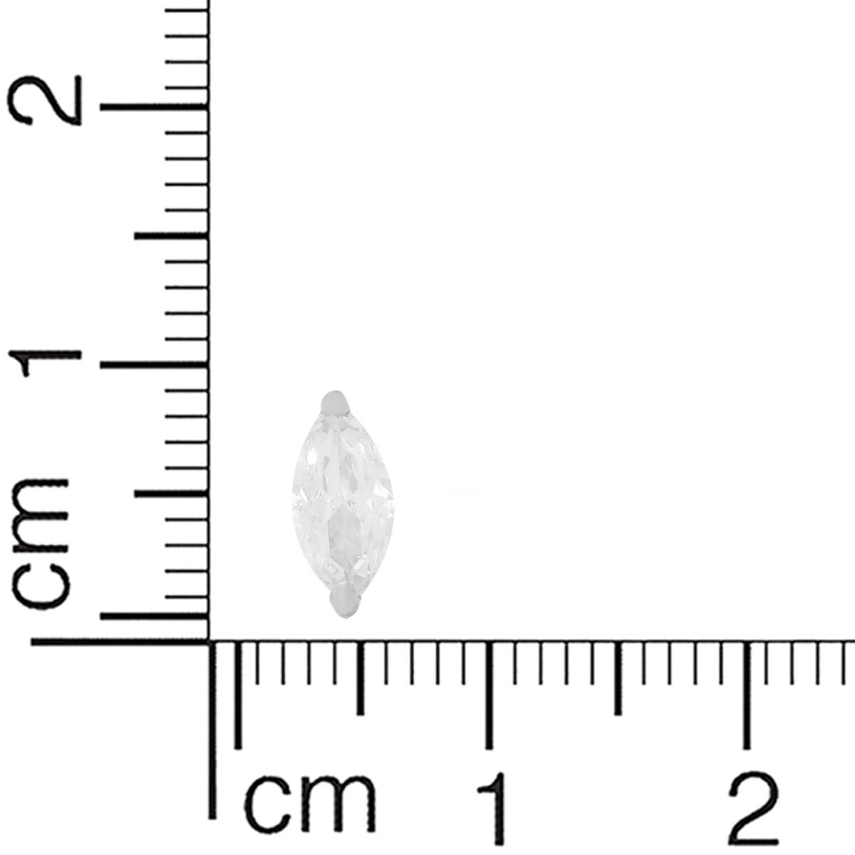 Silver Zircon Classic Stud Earrings