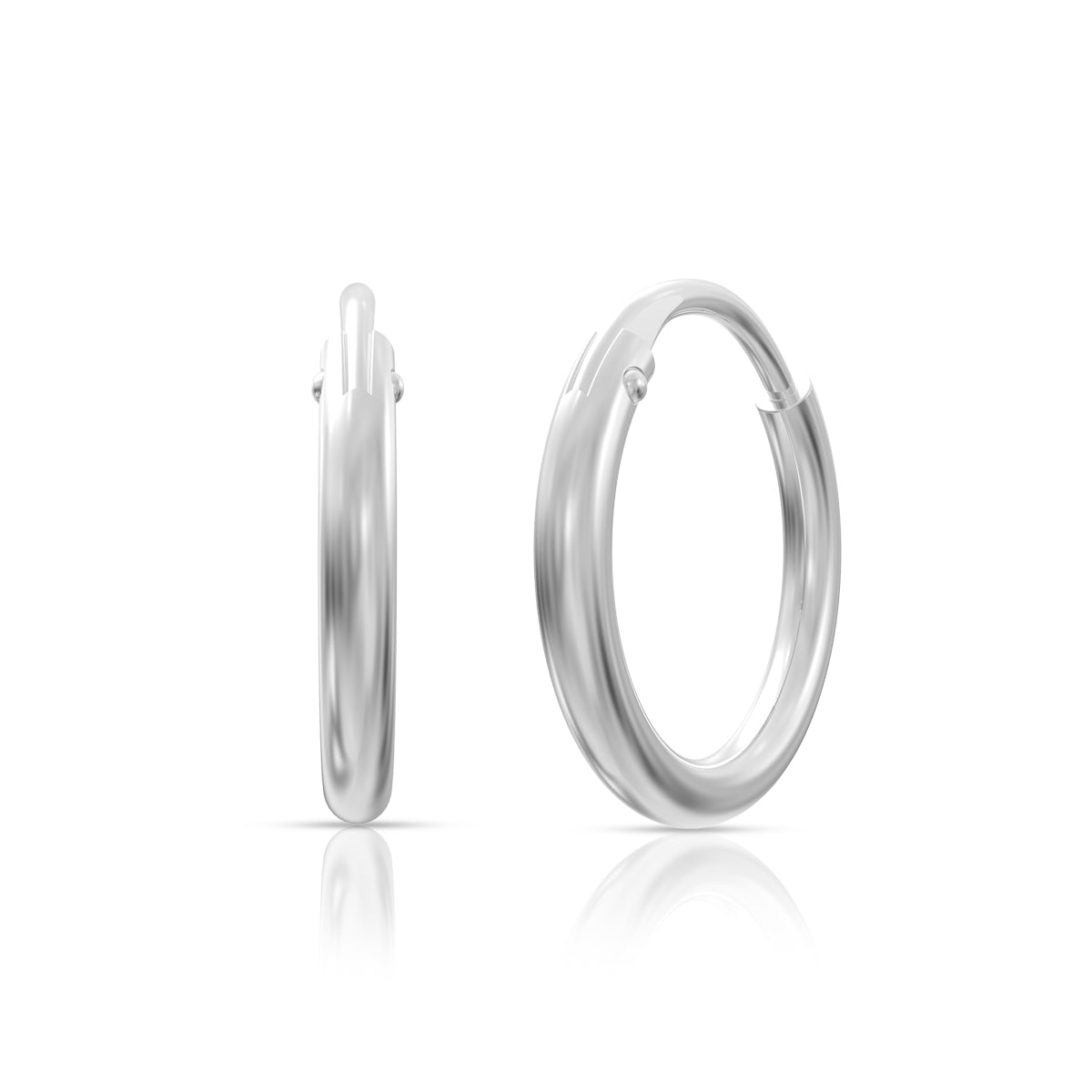 Anayra 925 Silver Sterling Hoop Earrings