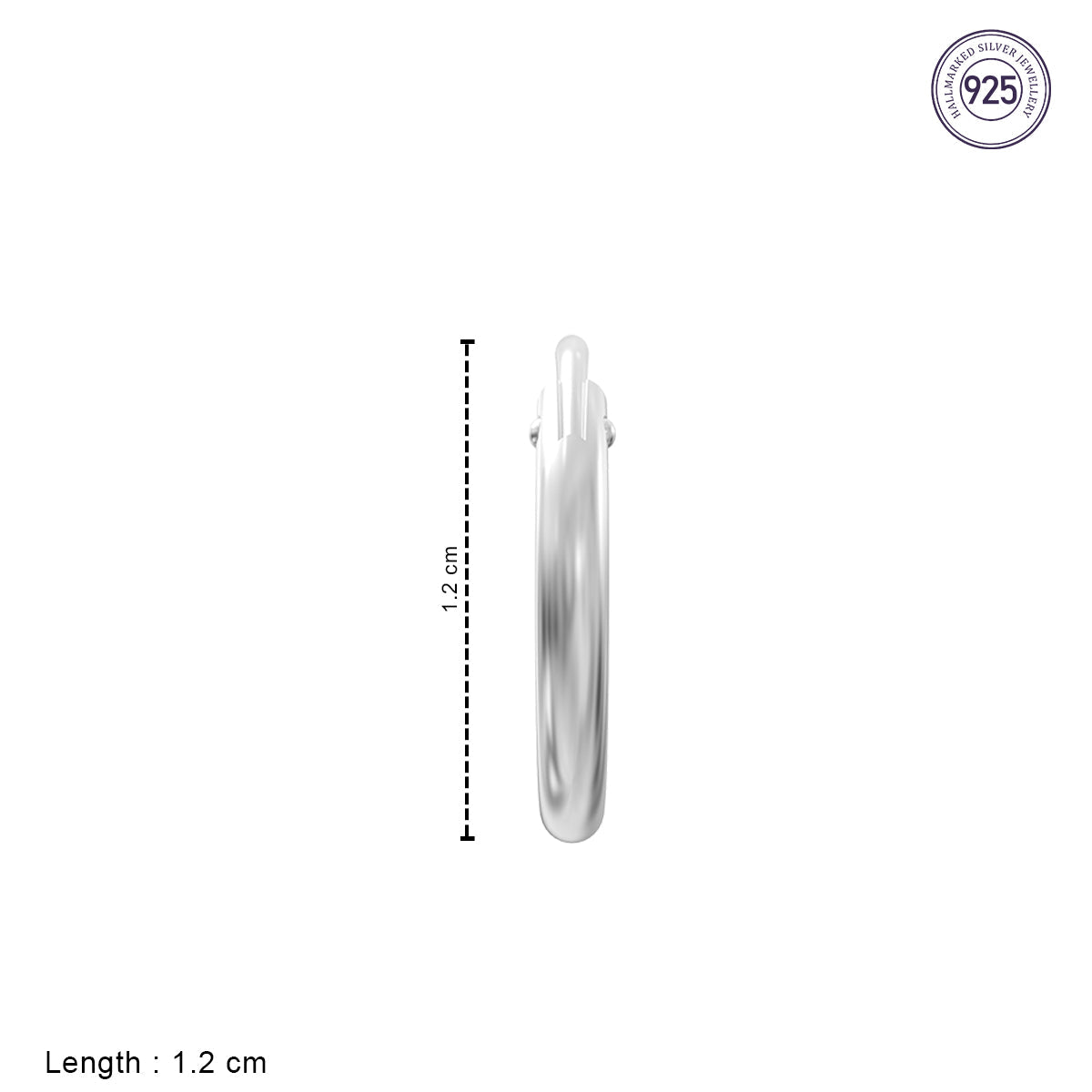 Anayra 925 Silver Sterling Hoop Earrings