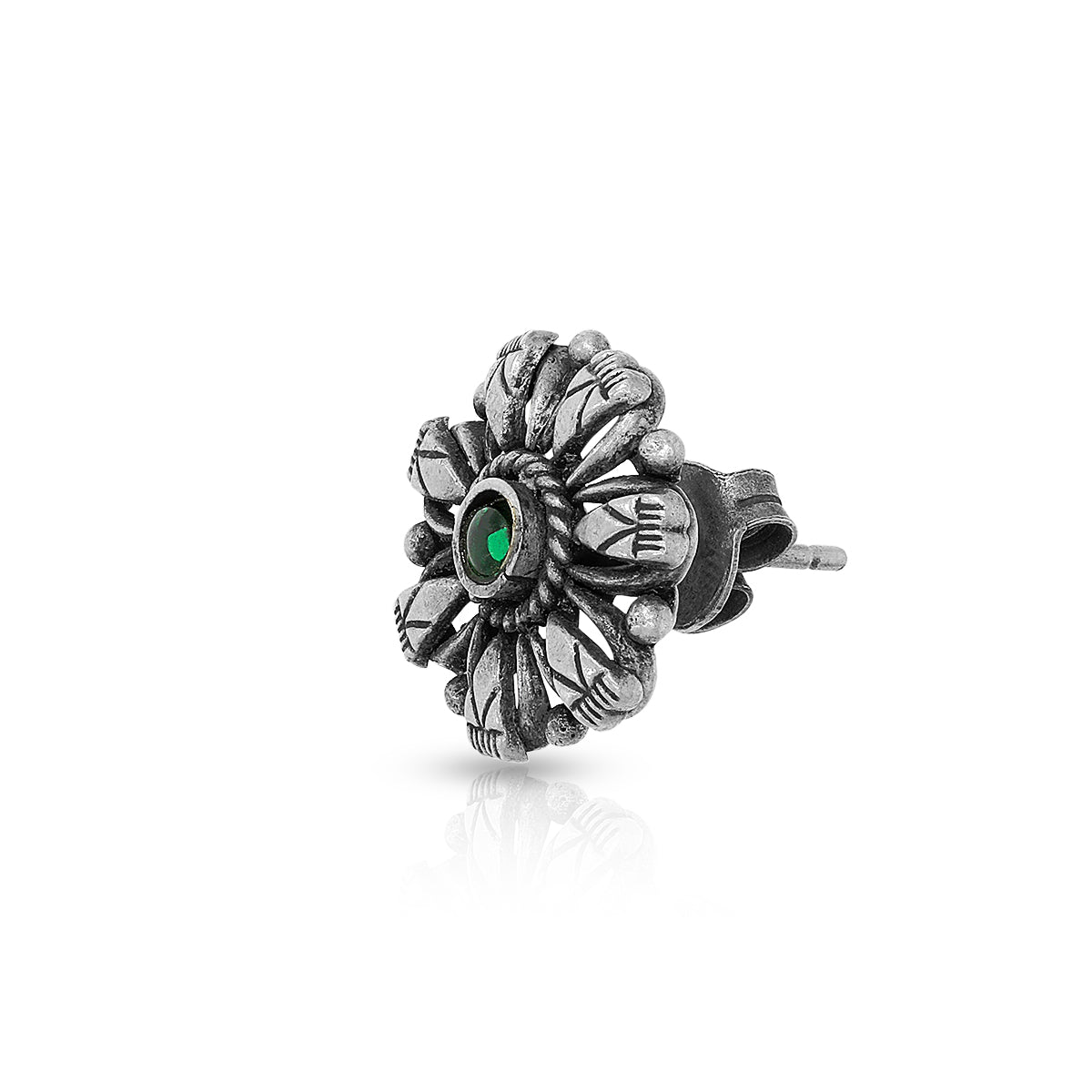 Emerald Petal Heritage Earrings
