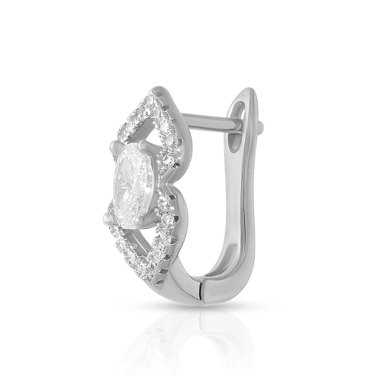 Sculptural Twist Drop Earrings