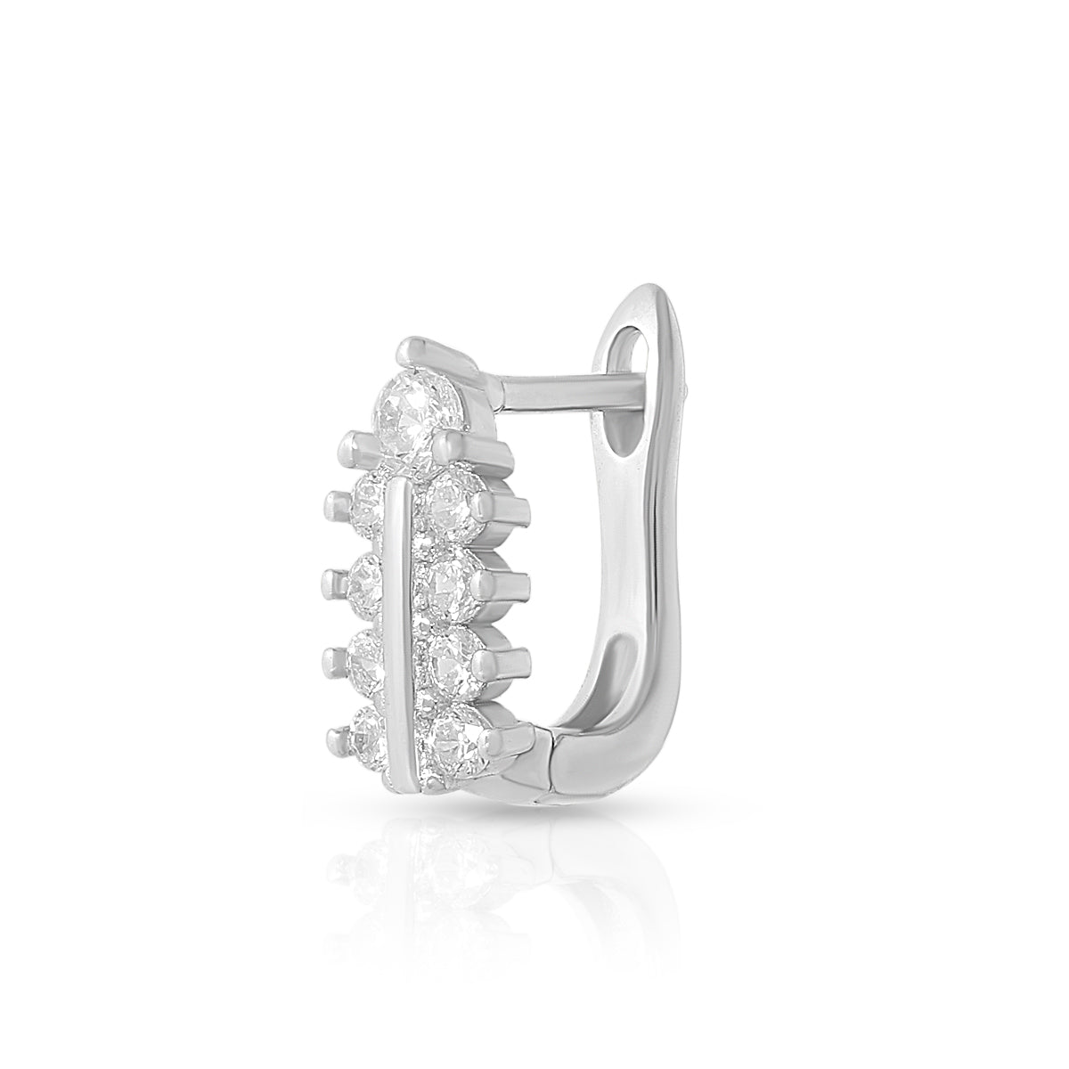 Spike Design Hoop Earrings