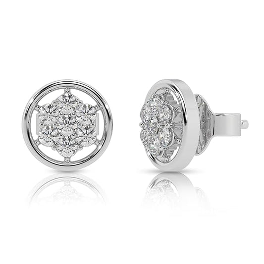 Silver Twilight Cluster Studs