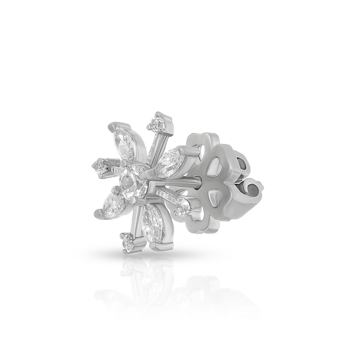 Sparkling Star Flower Studs