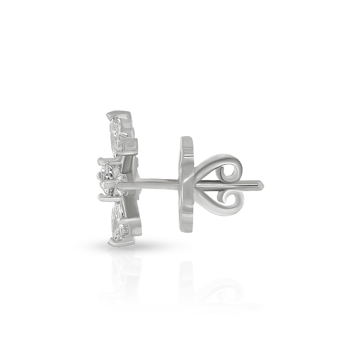 Sparkling Star Flower Studs