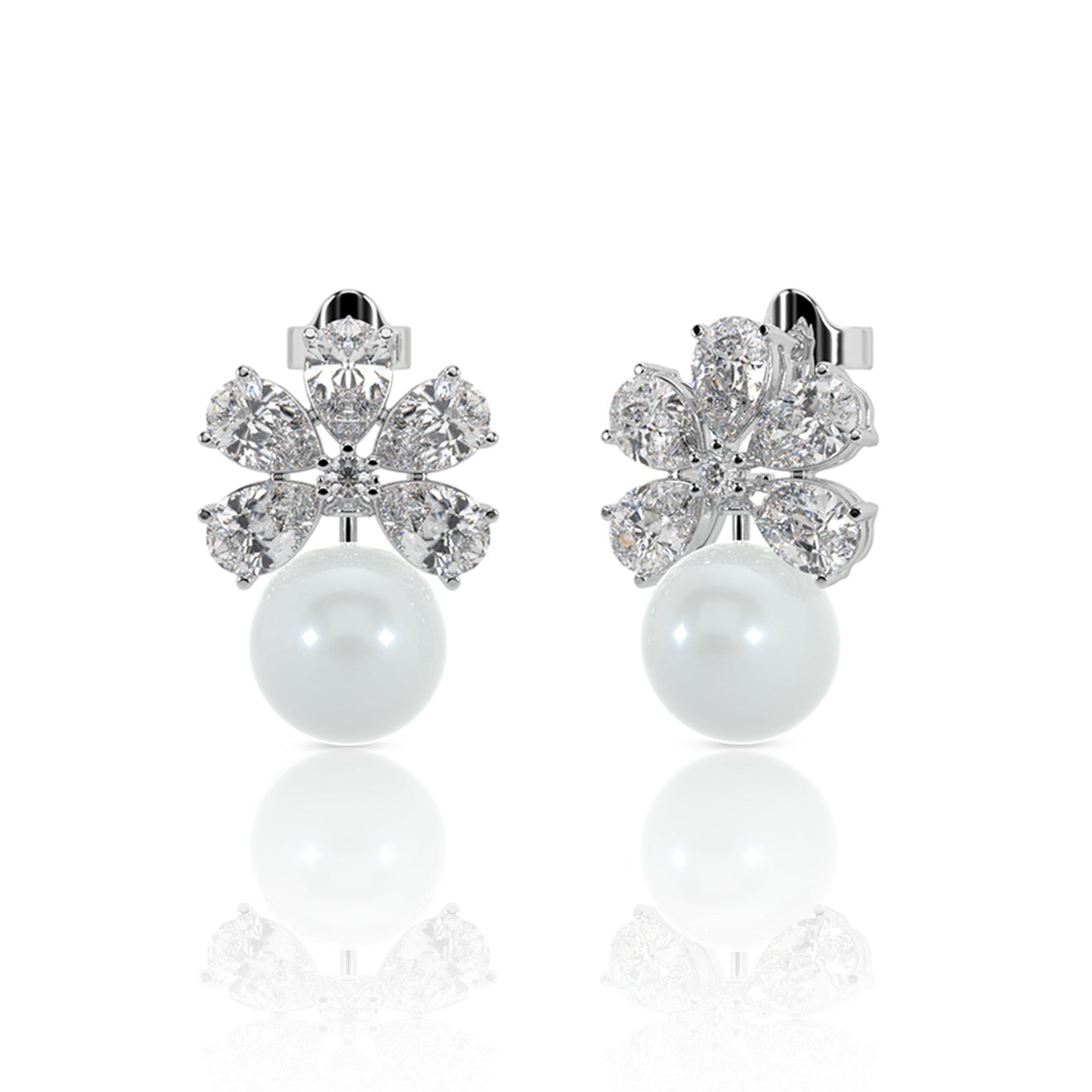 Crystal Flake Pearl Drops