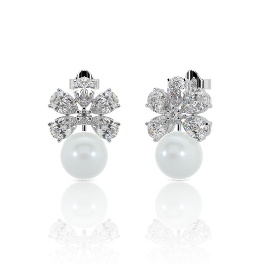 Crystal Flake Pearl Drops