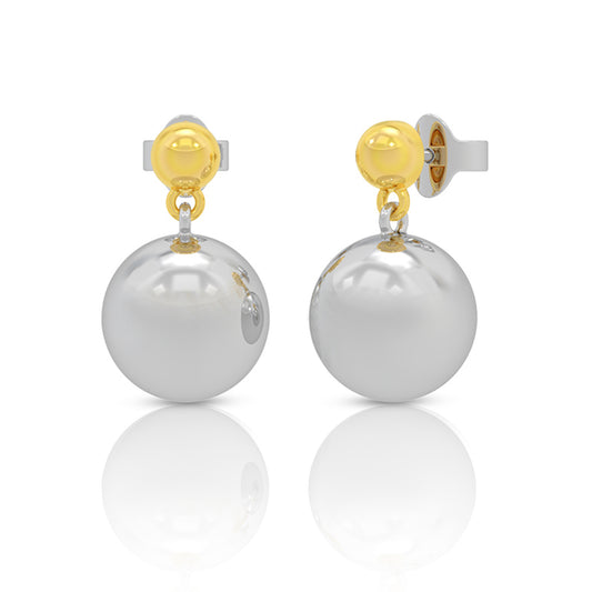Classic Pearl Drop Gold Plated Earrings