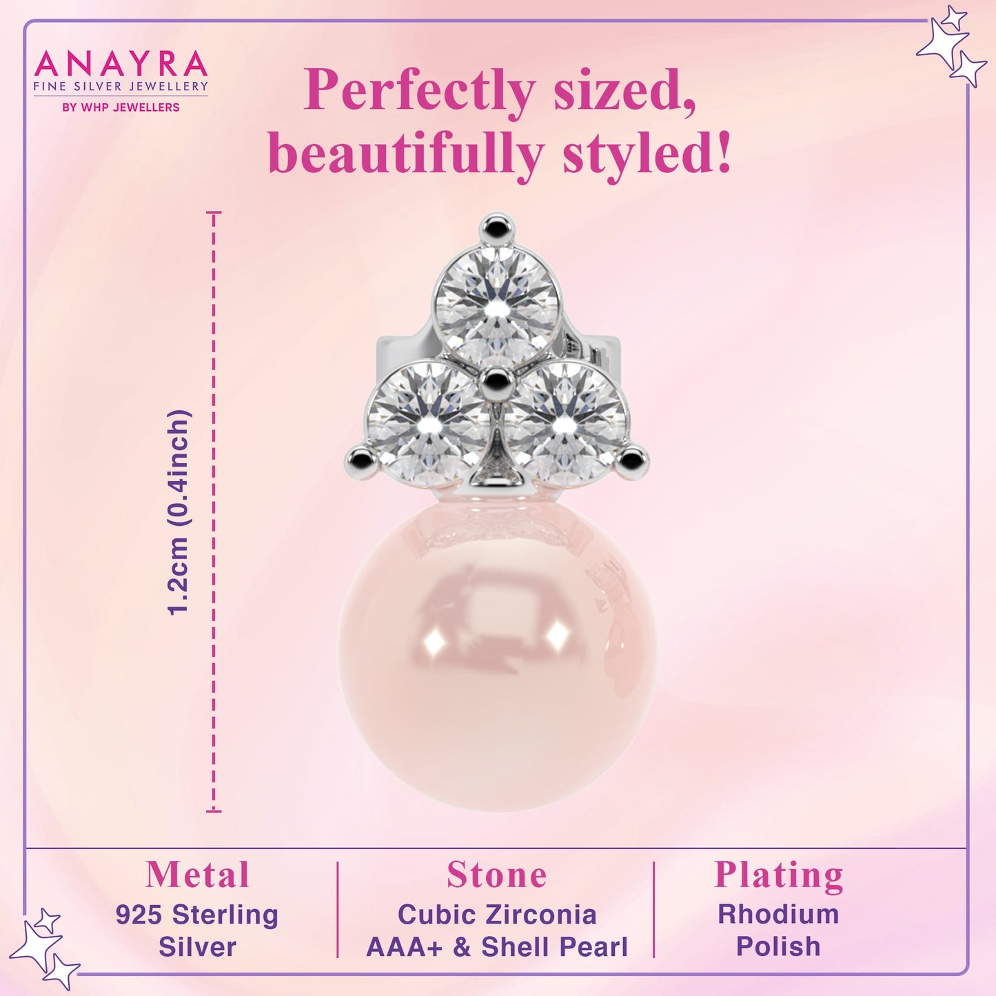 Timeless Pearl and Sparkle Earrings
