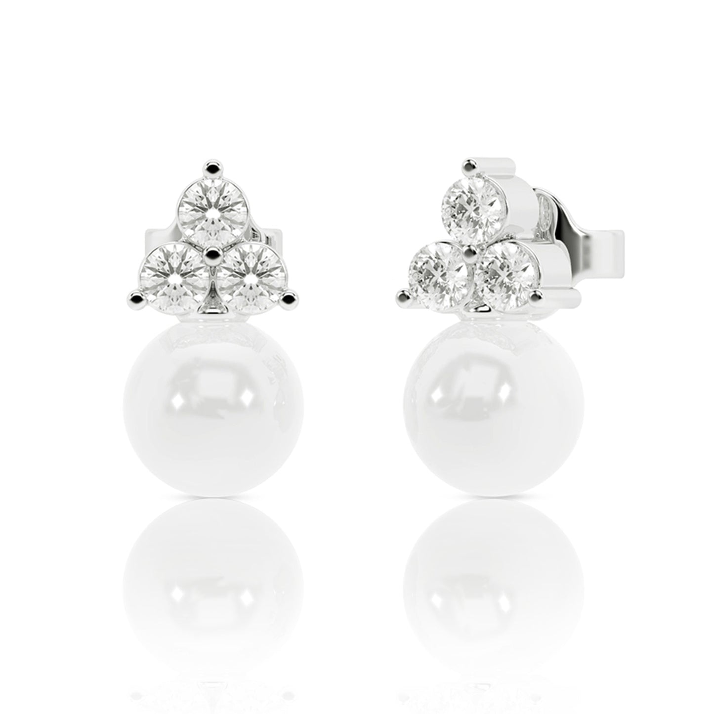 Trio Diamond Pearl Drops