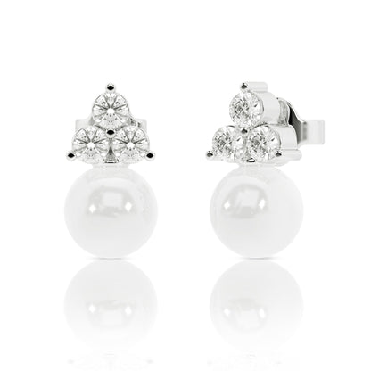 Trio Diamond Pearl Drops