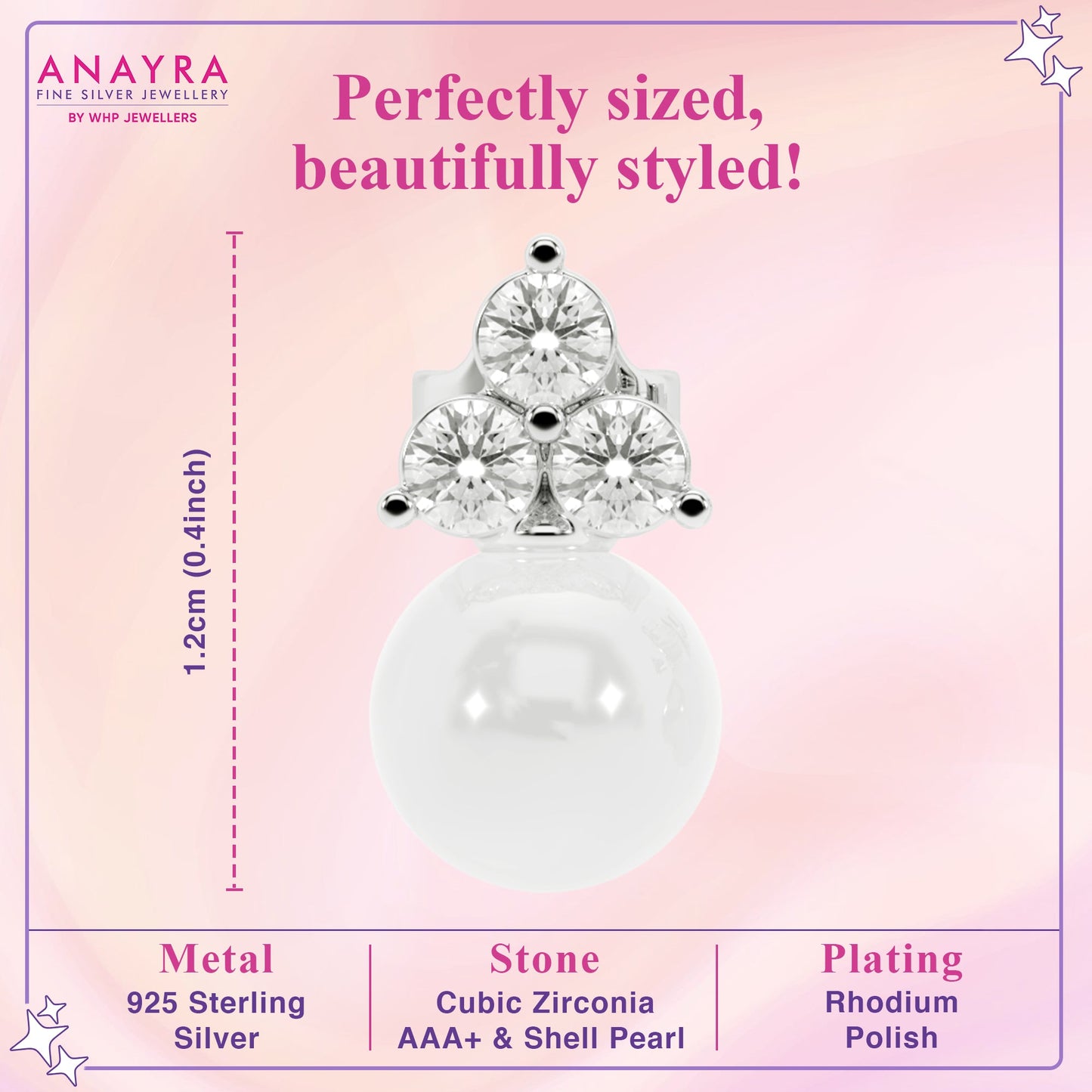 Trio Diamond Pearl Drops