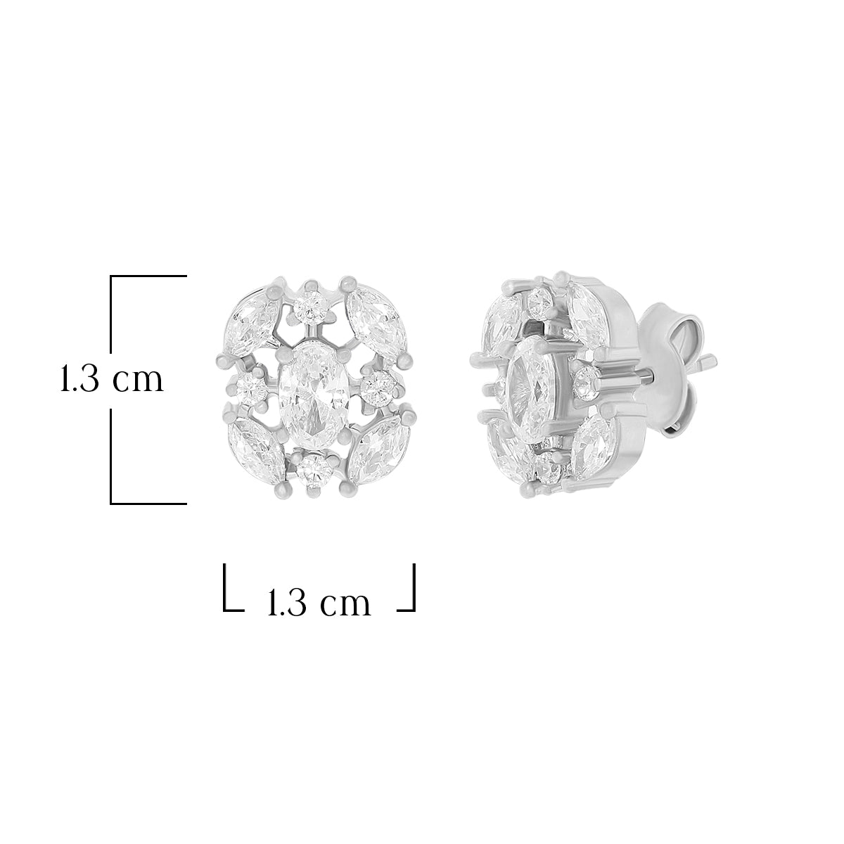 Luminous Petal Bloom Studs