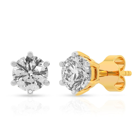 Royale Radiance Diamond Gold Plated Earrings