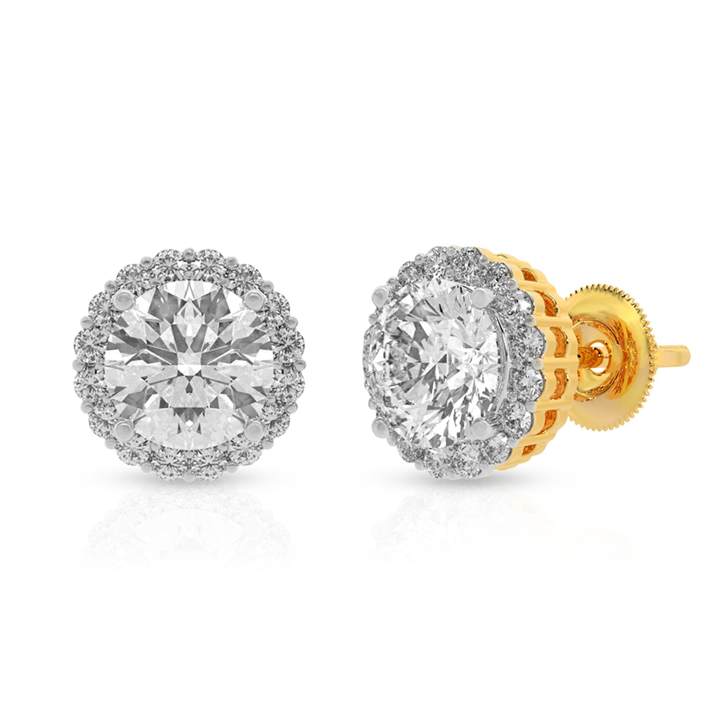 Timeless Diamond Gold Plated Earrings