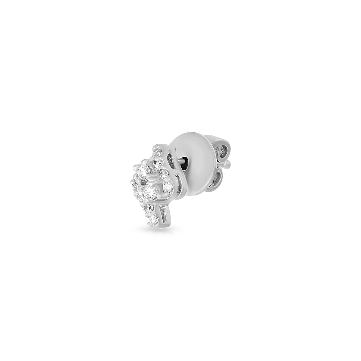 Floral Cluster Stud Earrings