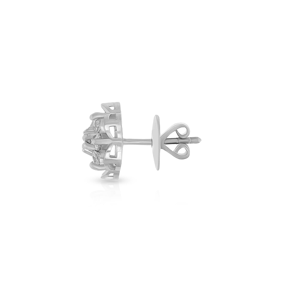 Minimal Floral Stud Earrings