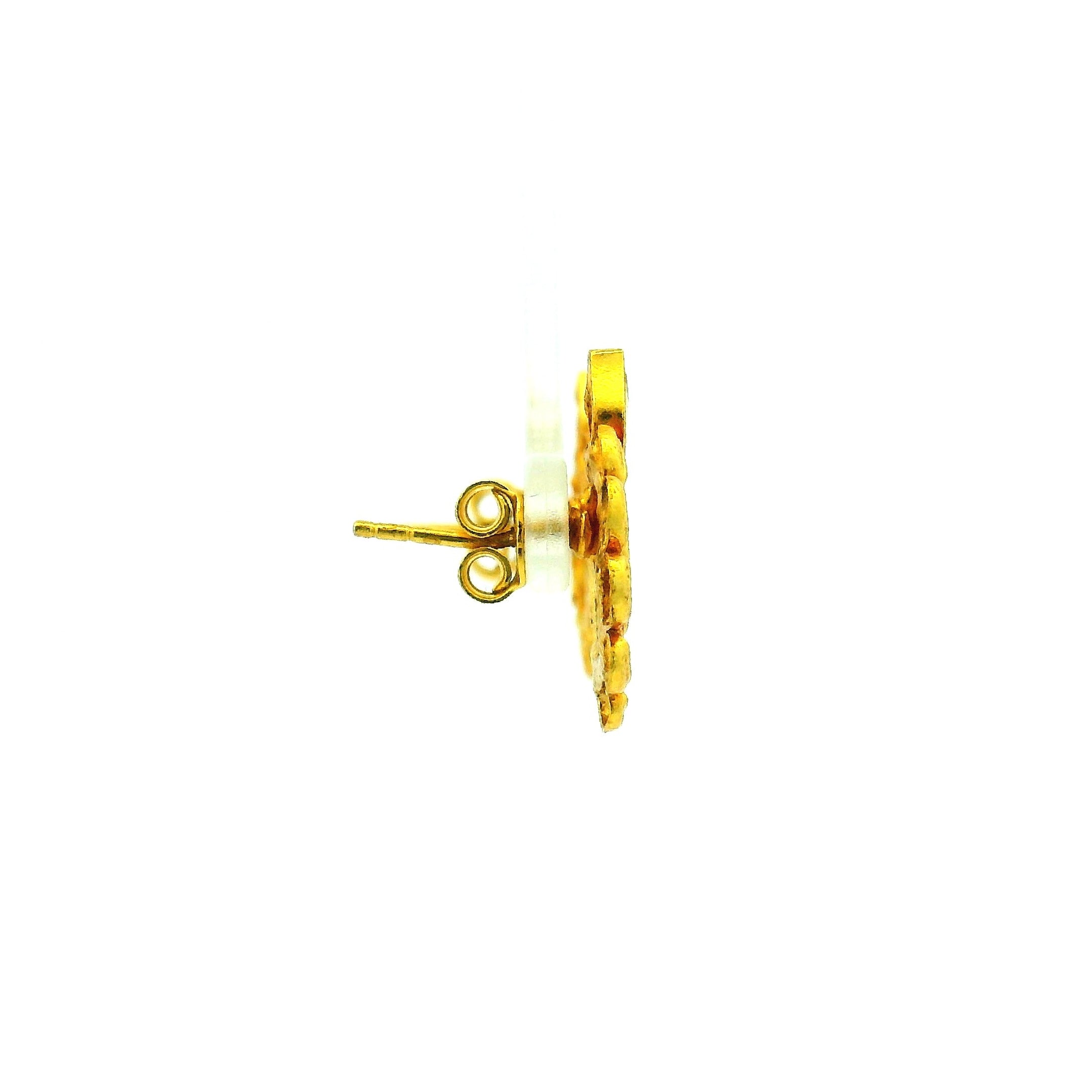 Golden Bloom Gold Plated Earrings