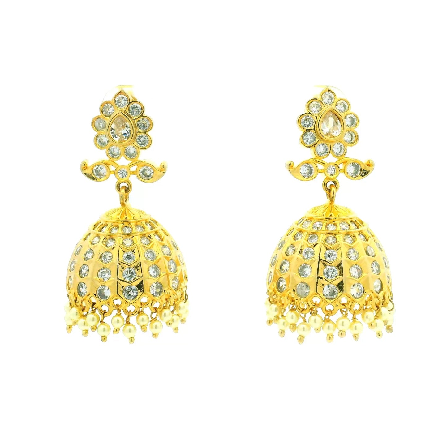 Timeless Indian Gold Plated Earrings