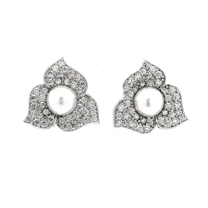 Elegant Leaf Cluster Earrings