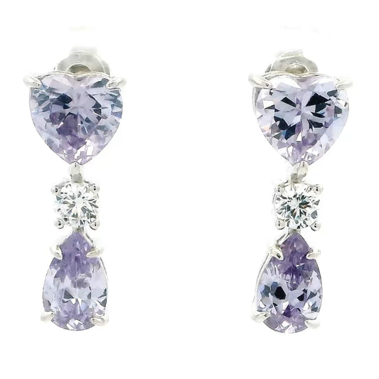 Chic Lavender Earrings