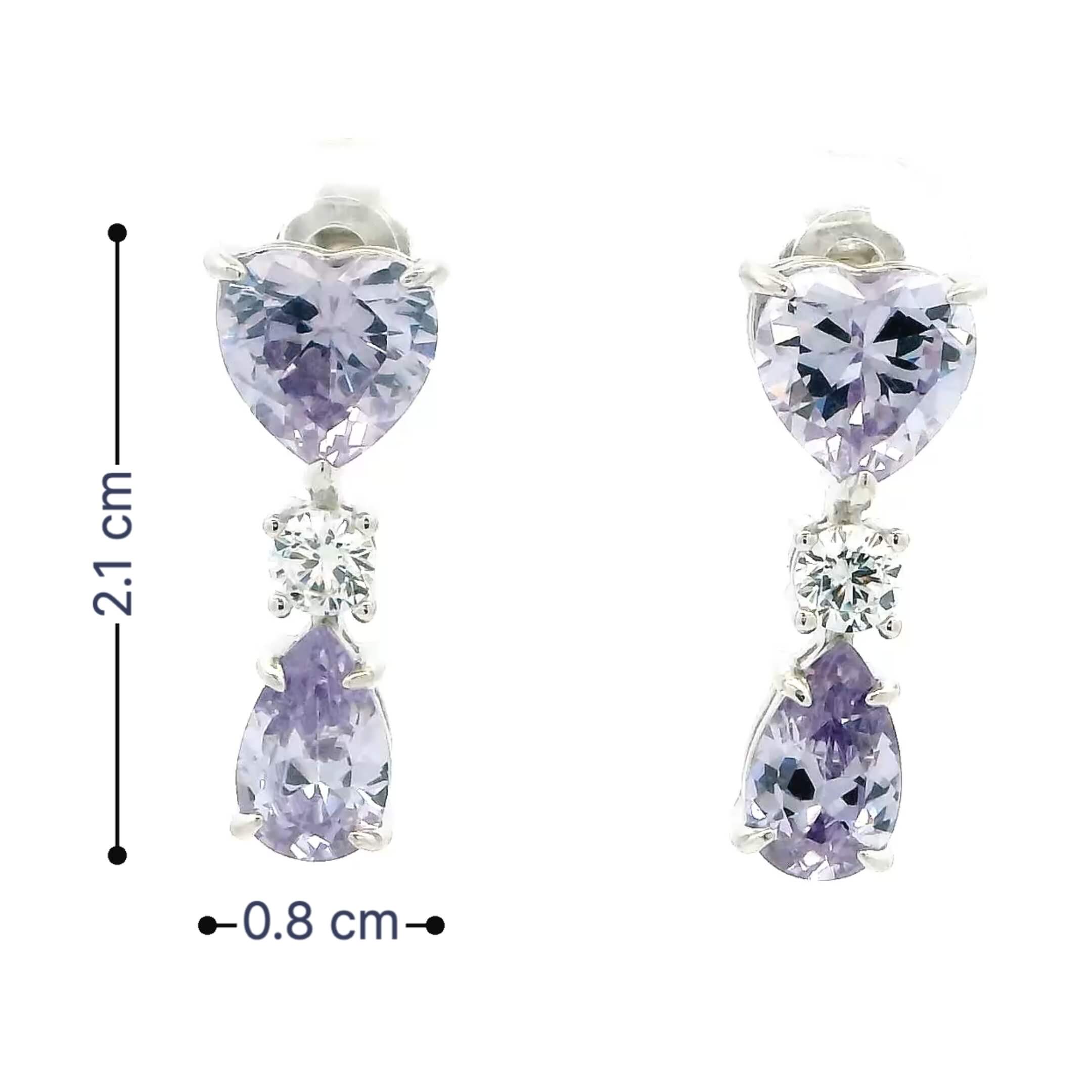 Chic Lavender Earrings
