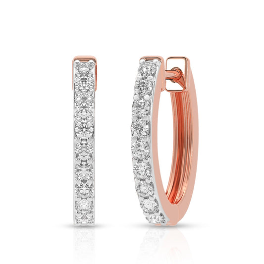 Luxe Rose Gold Hoops