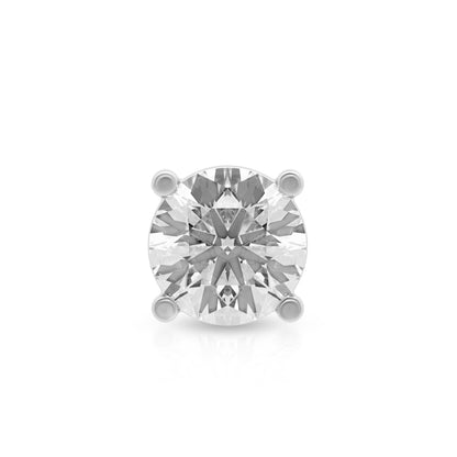 Radiant Round Cut Men's Stud