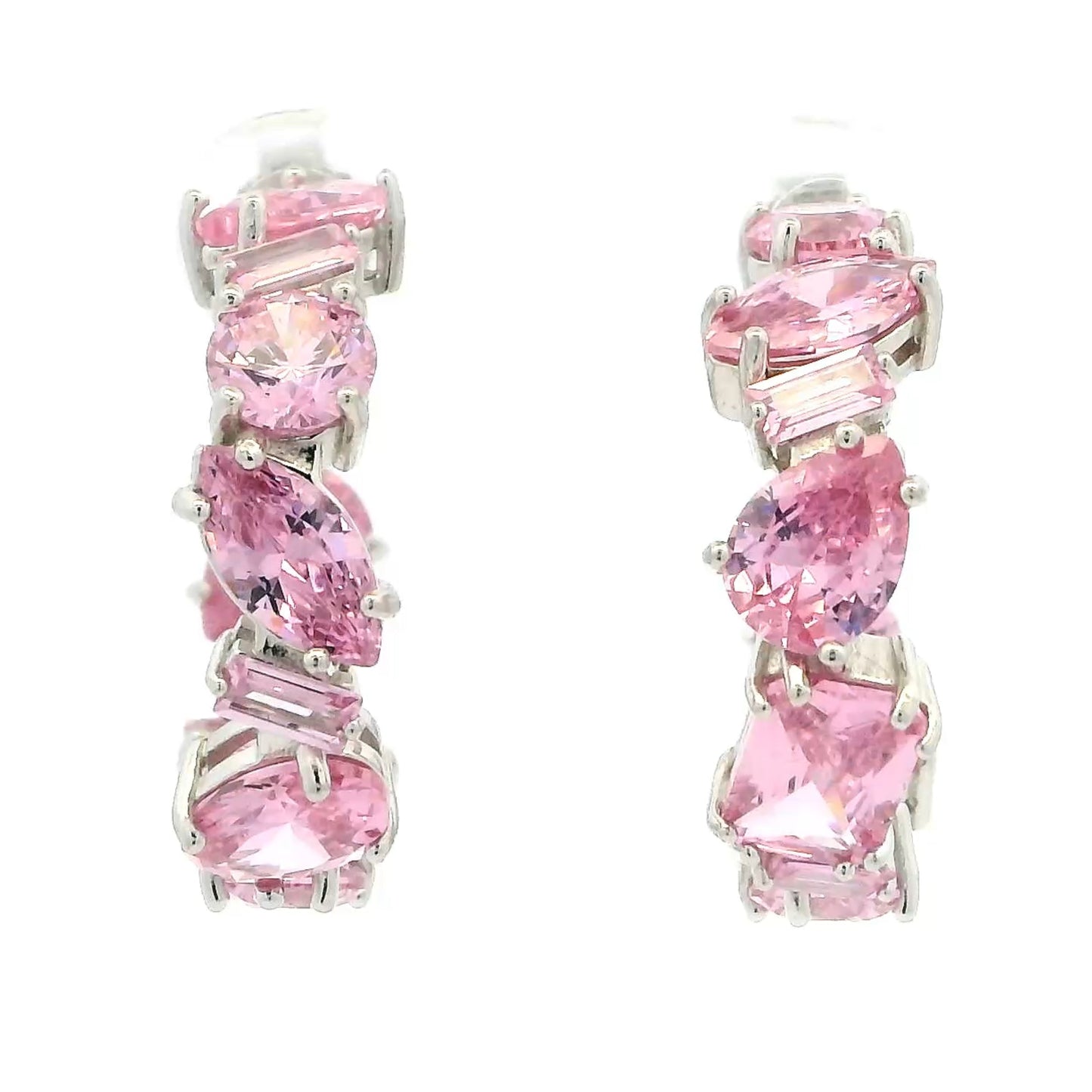 trendy-pink-crystal-earrings