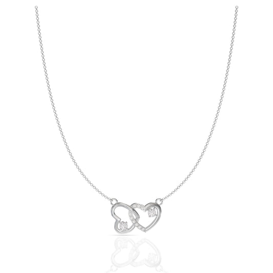 Silver Hearts Pendant