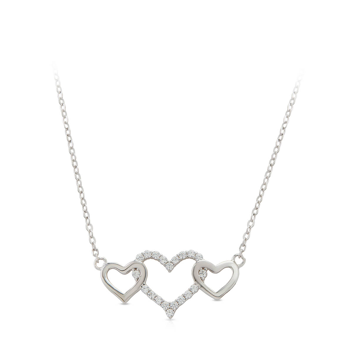 Link in Love Pendant with Chain