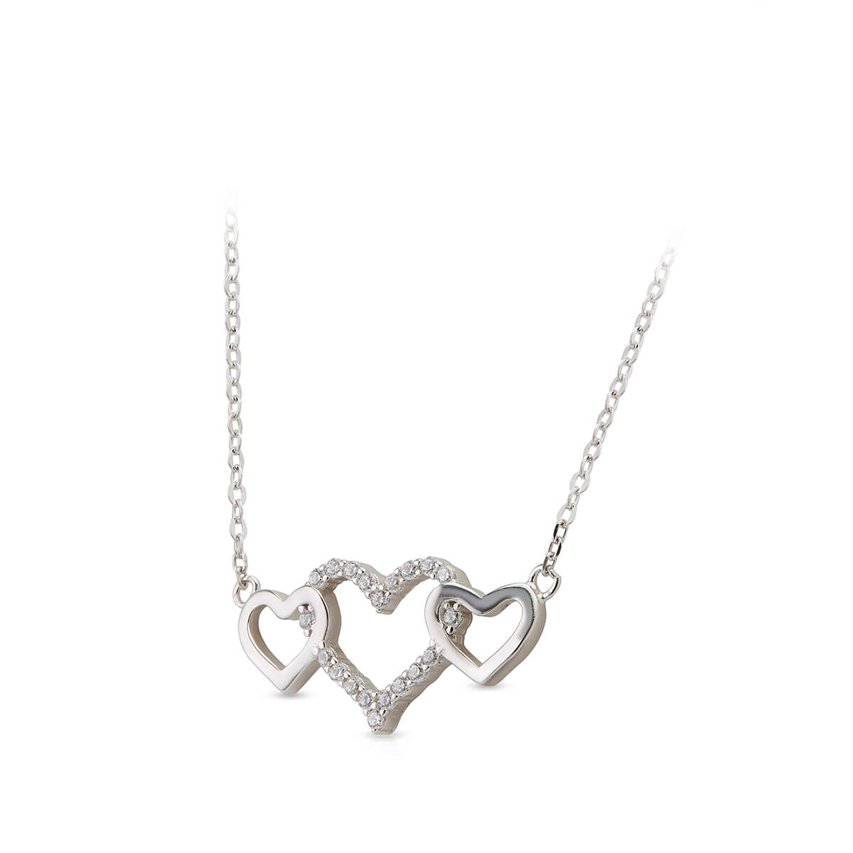 Link in Love Pendant with Chain